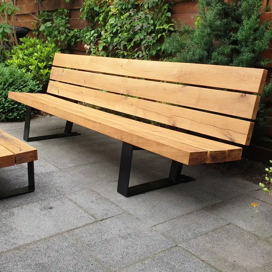 Eiken balk - 190x240 mm - geschaafd - balk voor buiten - eikenhout AD 20-25% Eiken balk - 190x240 mm - geschaafd - balk voor buiten - eikenhout AD 20-25%