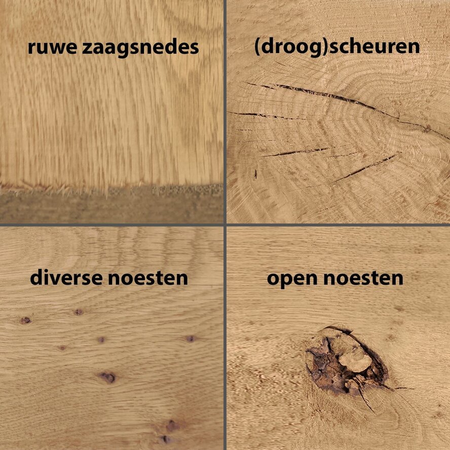 Eiken balk - 90x140 mm - geschaafd - balk voor buiten - eikenhout AD 20-25% Eiken balk - 90x140 mm - geschaafd - balk voor buiten - eikenhout AD 20-25%