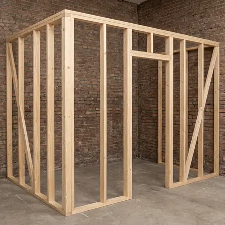 Vuren lat - 21,5x48 mm - naar dikte geschaafd - lat voor binnen - vurenhout KD 18-20%