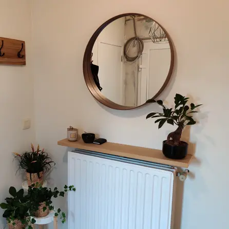 Eiken plank - 27x80 mm - ruw / fijnbezaagd - plank voor binnen / beschut buiten - eikenhout KD 8-12% Eiken plank - 27x80 mm - ruw / fijnbezaagd - plank voor binnen / beschut buiten - eikenhout KD 8-12%