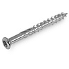 Vlonderschroeven - INOX / RVS 410 - 4 mm - terrasschroef - lenskop - Torx 20 - inox terras vijzen - deeldraad - met boorpunt - 200 stuks