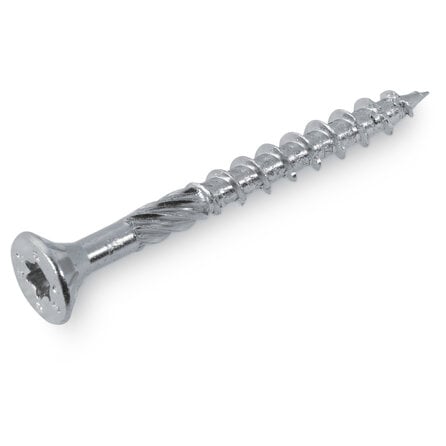 Universele houtschroeven - blauw/wit verzinkt - 5 mm - gegalvaniseerde houtvijzen - Torx 25 - deeldraad - met boorpunt - 200 stuks Universele houtschroeven - blauw/wit verzinkt - 5 mm - gegalvaniseerde houtvijzen - Torx 25 - deeldraad - met boorpunt - 200 stuks