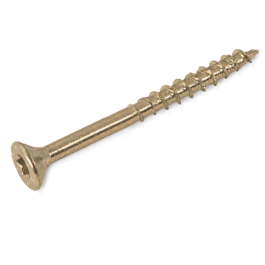 Universele houtschroeven - geel verzinkt - 4 mm - gegalvaniseerde houtvijzen - Torx 20 - deeldraad - met boorpunt - 200 stuks Universele houtschroeven - geel verzinkt - 4 mm - gegalvaniseerde houtvijzen - Torx 20 - deeldraad - met boorpunt - 200 stuks