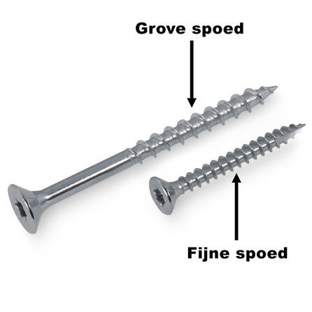 Universele houtschroeven - geel verzinkt - 6 mm - gegalvaniseerde houtvijzen - Torx 30 - deeldraad - met boorpunt - 50 stuks