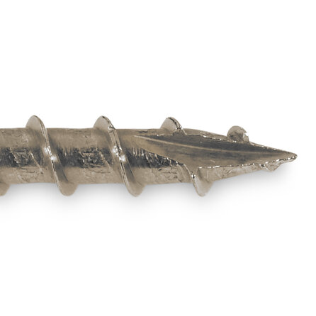 Universele houtschroeven - geel verzinkt - 6 mm - gegalvaniseerde houtvijzen - Torx 30 - deeldraad - met boorpunt - 50 stuks