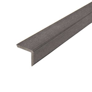 Composiet hoekprofiel - antraciet look - 41x50 mm