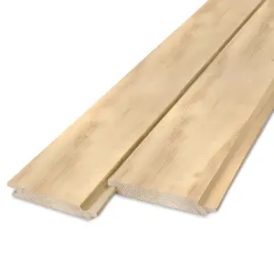 Accoya enkel blokprofiel (mes en groef) - 21x115 mm - geschaafd Accoya enkel blokprofiel (mes en groef) - 21x115 mm - geschaafd