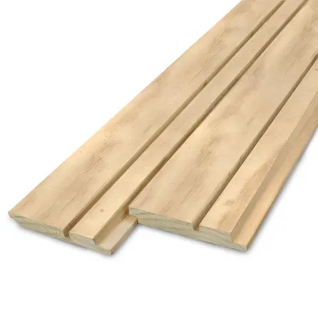 Accoya dubbel blokprofiel (70/30) - 21x125 mm - geschaafd - blokprofiel dubbel - accoyahout Accoya dubbel blokprofiel (70/30) - 21x125 mm - geschaafd - blokprofiel dubbel - accoyahout