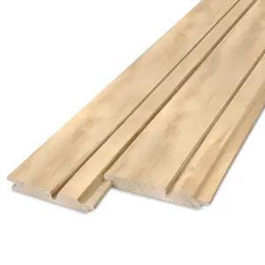Accoya dubbel blokprofiel (70/30) (mes en groef) - 21x115 mm - geschaafd Accoya dubbel blokprofiel (70/30) (mes en groef) - 21x115 mm - geschaafd