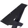 Zwarte stalen X-poten (set) - voor buiten - verzinkt & gecoat metaal - 10x10 cm - hoogte: 72 cm - breedte (montageplaat): 85 cm - X-tuintafel poot Zwarte stalen X-poten (set) - voor buiten - verzinkt & gecoat metaal - 10x10 cm - hoogte: 72 cm - breedte (montageplaat): 85 cm - X-tuintafel poot