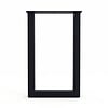 Zwarte stalen U-poten (set) - voor buiten - verzinkt & gecoat metaal - 8x8 cm - hoogte: 100 cm - breedte (montageplaat): 60 cm - U-statafelpoot voor buiten Zwarte stalen U-poten (set) - voor buiten - verzinkt & gecoat metaal - 8x8 cm - hoogte: 100 cm - breedte (montageplaat): 60 cm - U-statafelpoot voor buiten