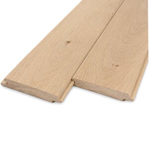 Eiken blinde planchet - 21x120 mm - geschaafd - KD Eiken blinde planchet - 21x120 mm - geschaafd - KD