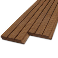 Thermo tauari Deens rabat - 21x125 mm - geschaafd - KD