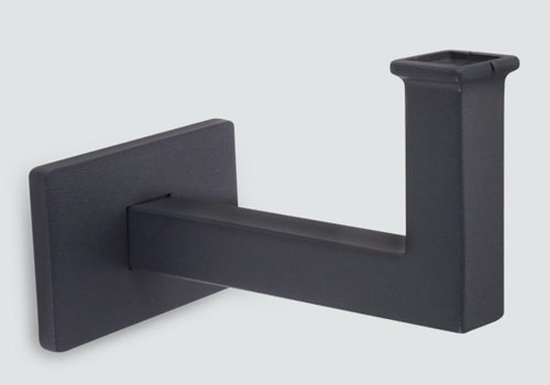 Support main courante anthracite - plat