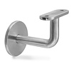 Main courante inox - carrée (40x40 mm) - avec supports de type 3 - Rampe escalier acier inoxydable 304 brossé