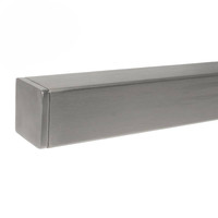 Main courante inox - pour l'extérieur - carrée (40x40 mm)