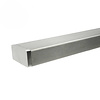 Main courante inox - pour l'extérieur - rectangulaire (40x20 mm) - Rampe escalier acier inoxydable 316 brossé