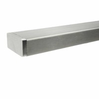 Main courante inox - rectangulaire (40x20 mm)