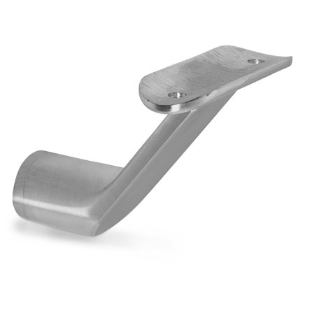 Main courante inox - ronde - avec supports de type 7 - Rampe escalier acier inoxydable 304 brossé