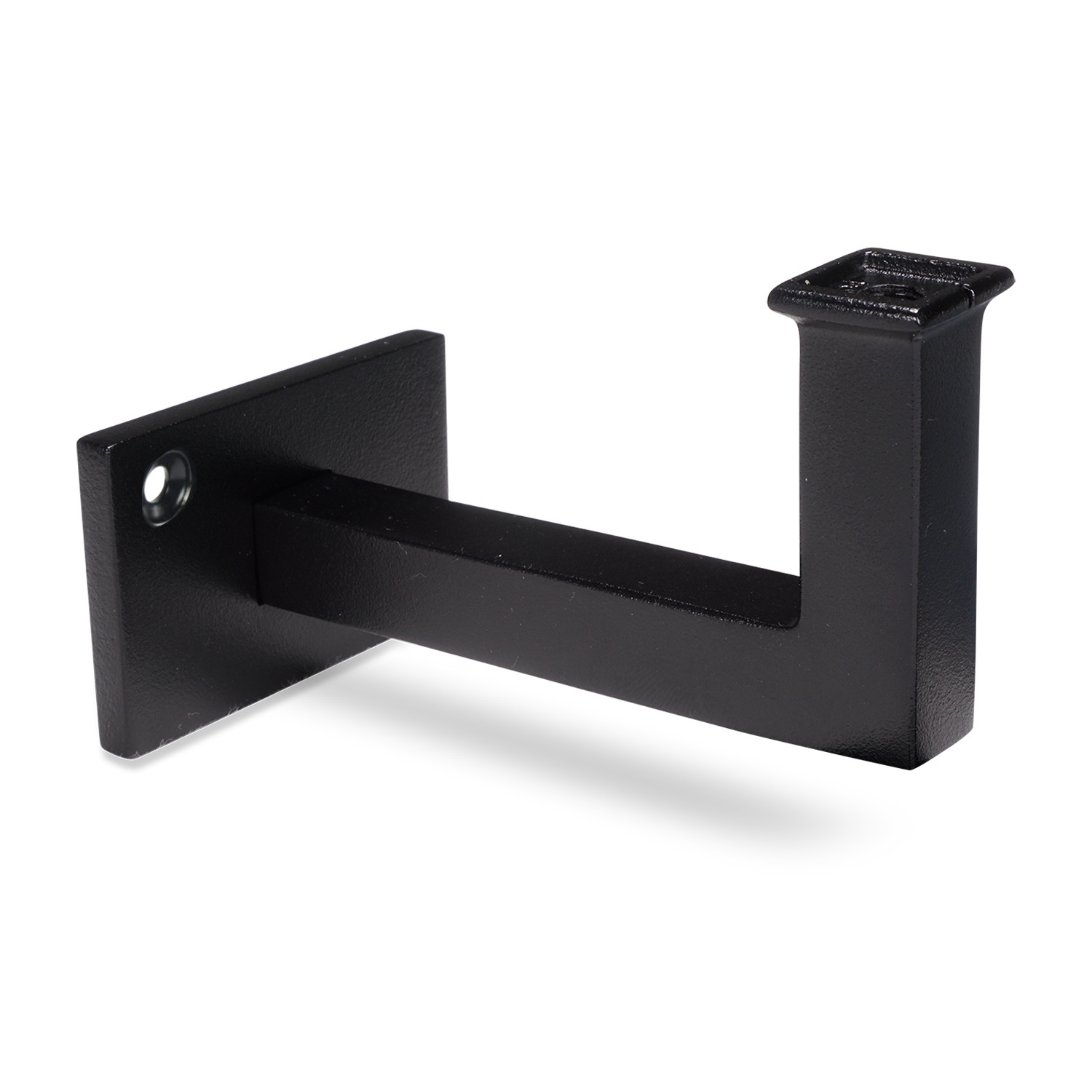 Support main courante noir - type 10 - plat - Facilement en ligne ...