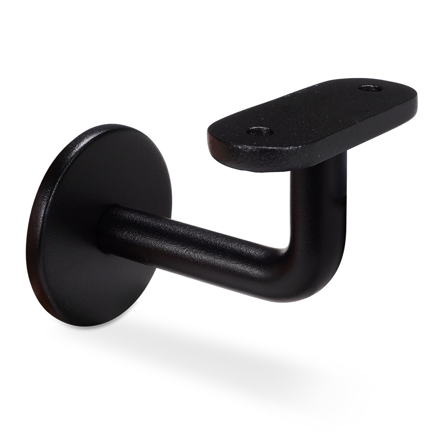 Support main courante noir - type 3 - plat - pour l'extérieur - Artisan ...