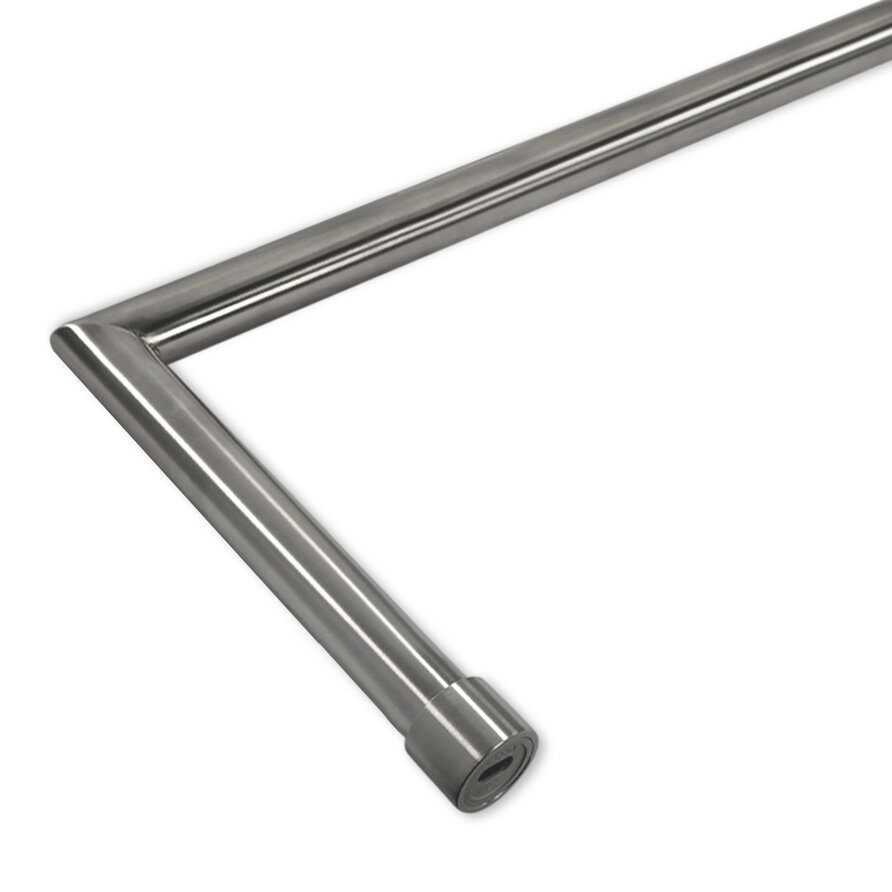 Lot De 2 Tringles à Vêtements Extensibles Inox – Réglables 31-51 Cm, Avec Vis De Fixation