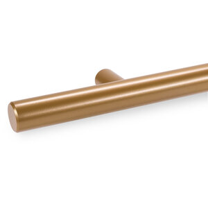 Main courante laiton - ronde fine - avec supports de type 14