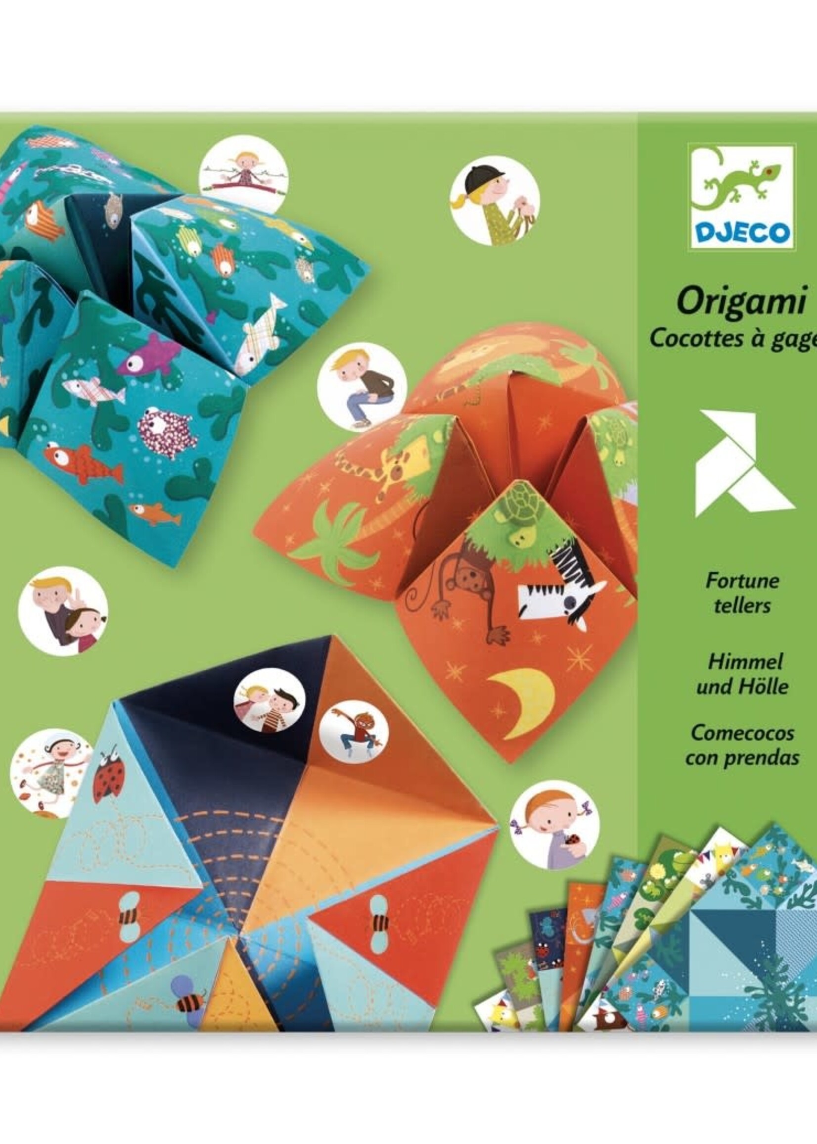 Djeco Djeco Origami niveau 2 voor pandverbeuren groen