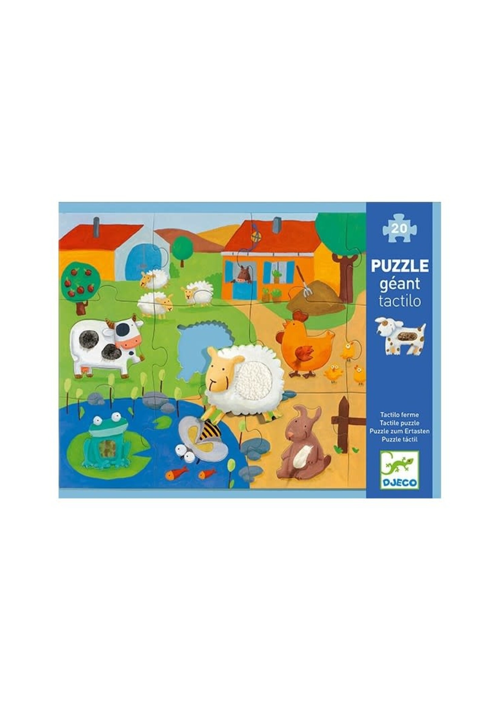 Djeco Djeco  - boerderij puzzle 12 + 8 pcs Dj07117
