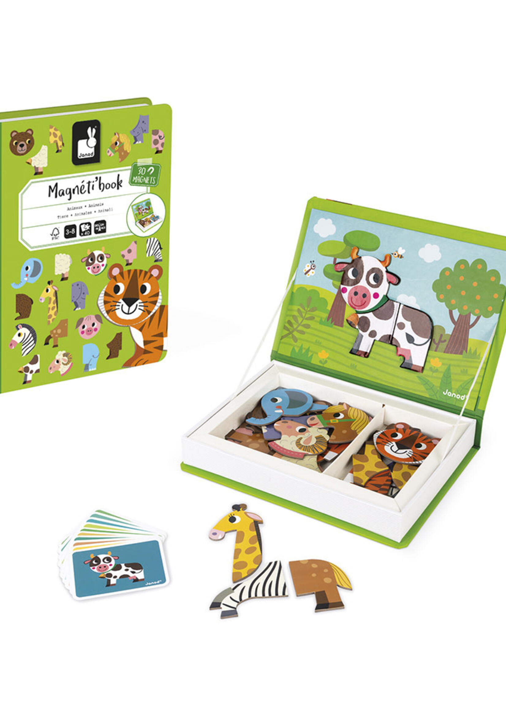 Janod Janod - magnetibook dieren