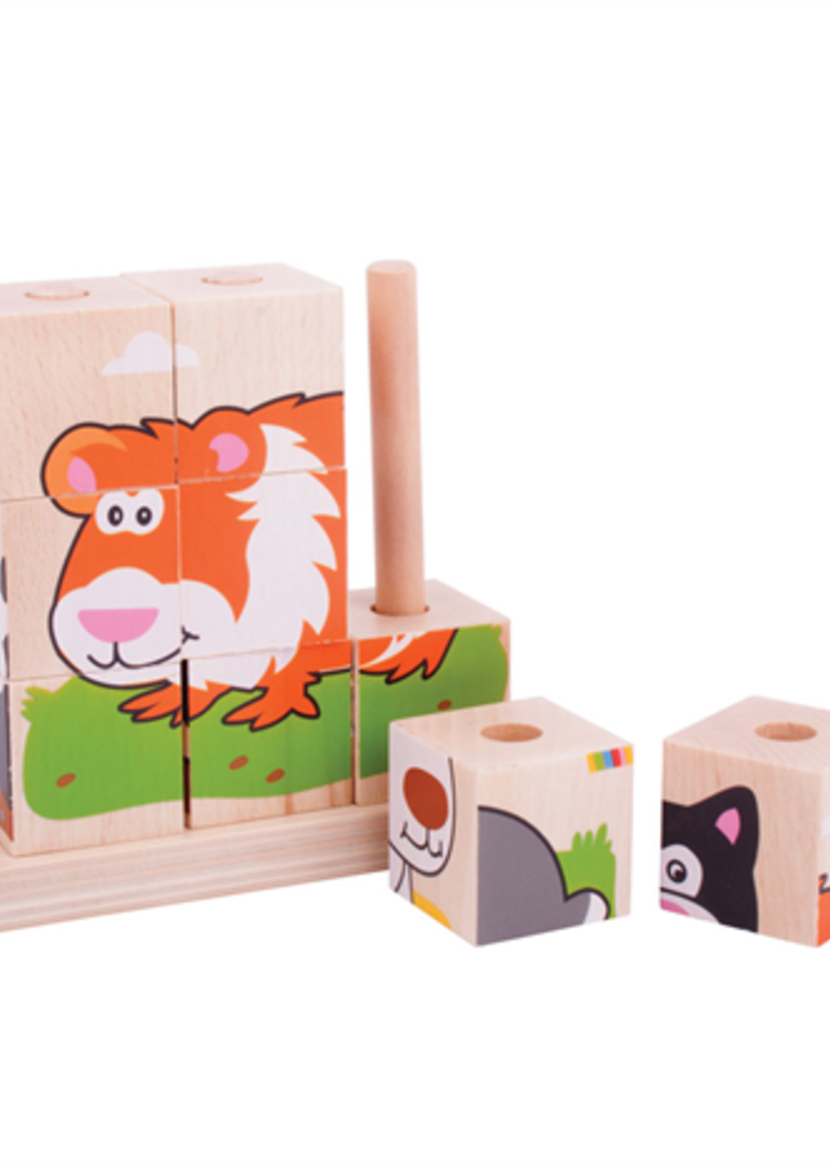 Bigjigs Toys Bigjigs  -  pets stacking puzzle animal