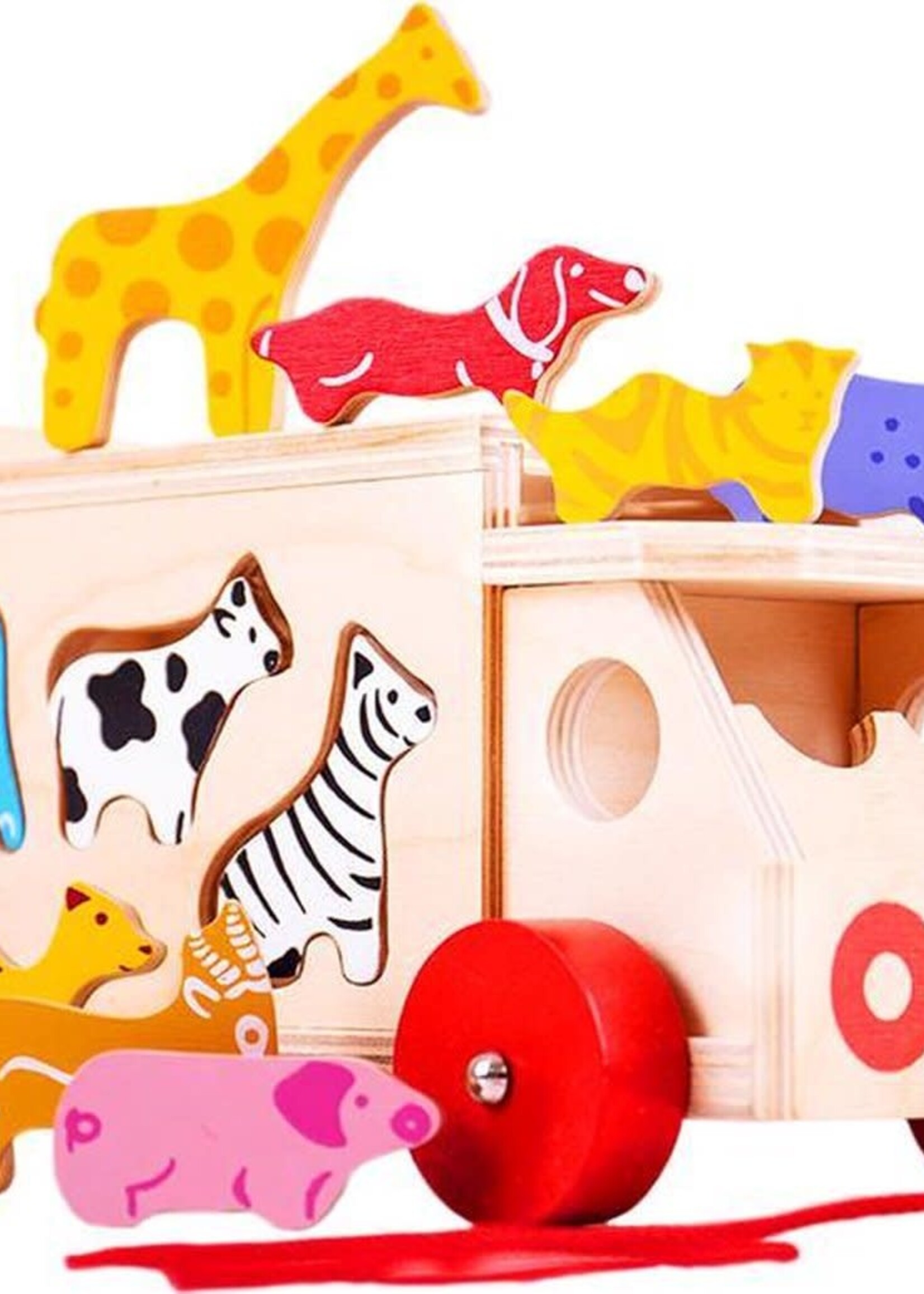 Bigjigs Toys bigjigs toys animal shape lorry