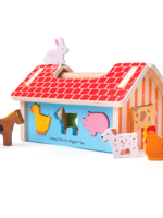 Bigjigs Toys Bigjigs - farm house sorter