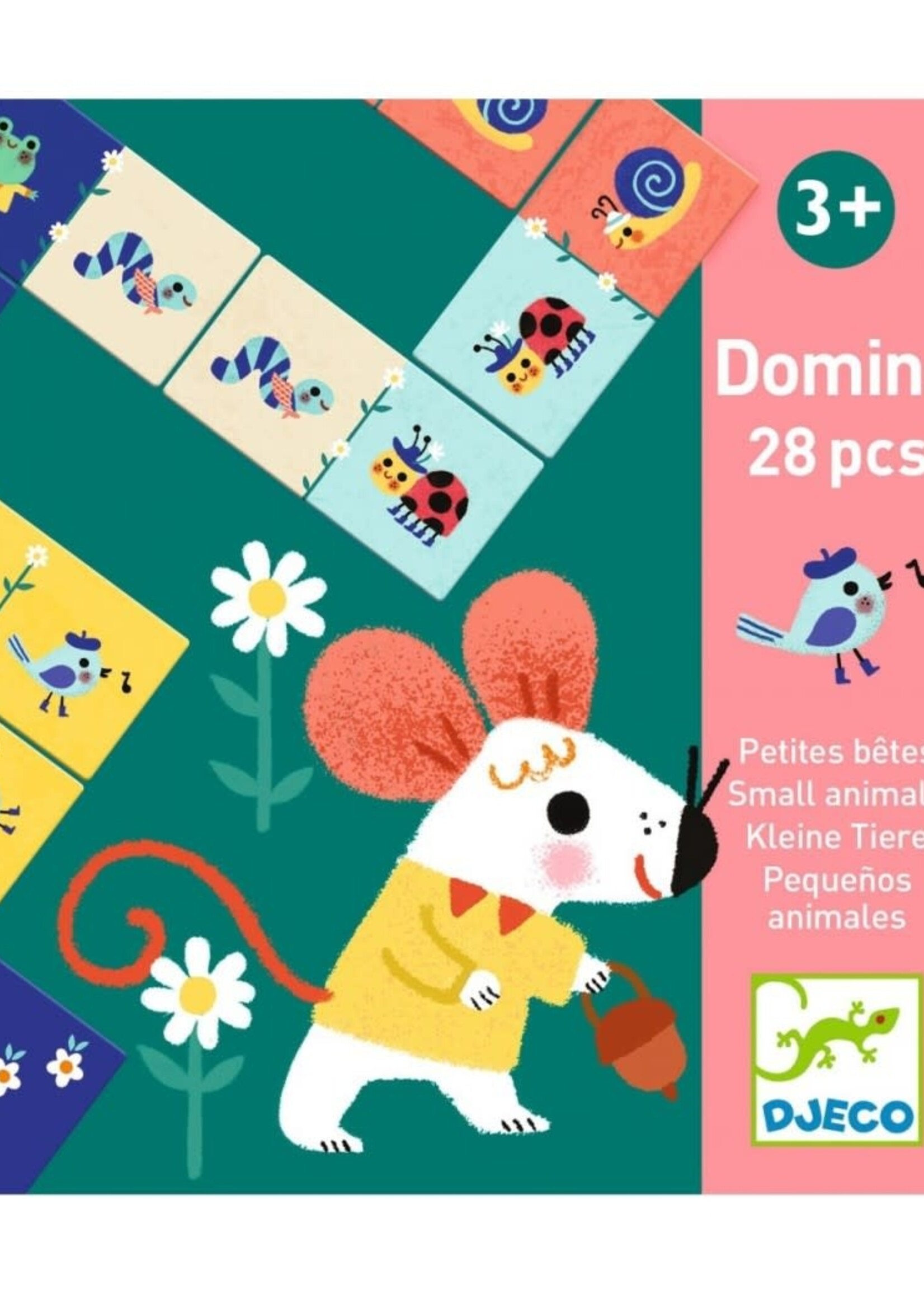 Djeco Djeco Domino Kleine dieren 28 pcs