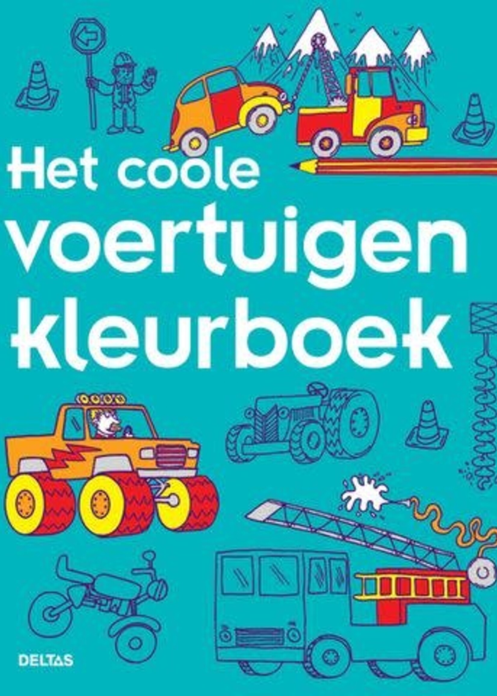 Deltas Deltas - het coole voertuigen kleurboek