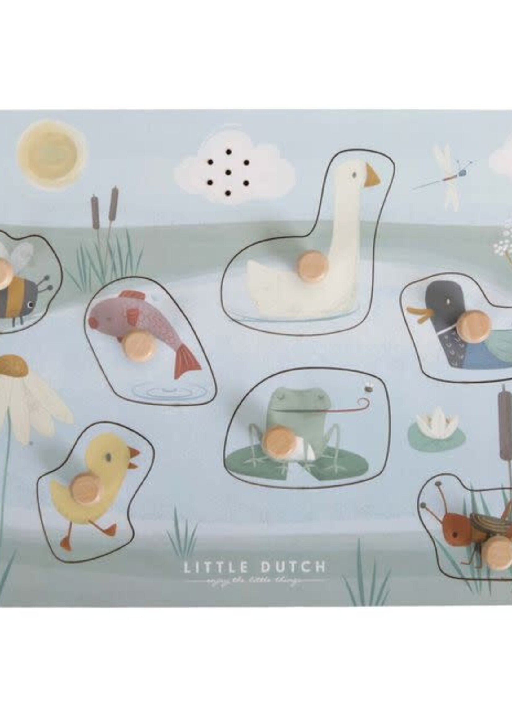Little Dutch Little Dutch houten geluidenpuzzel Little Goose