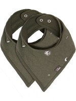 Jollein Jollein Bandana Stargaze Leaf green 2pack