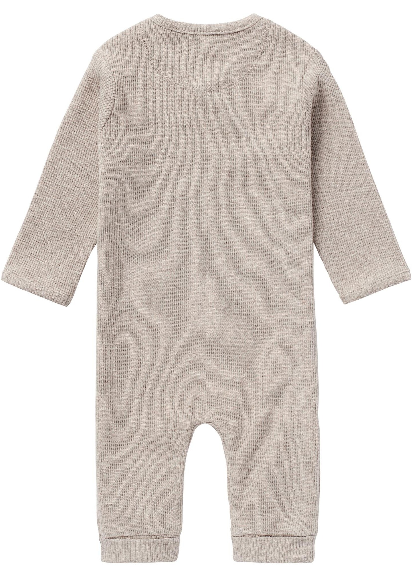 Noppies Noppies Playsuit Rib Nevis - Taupe Melange