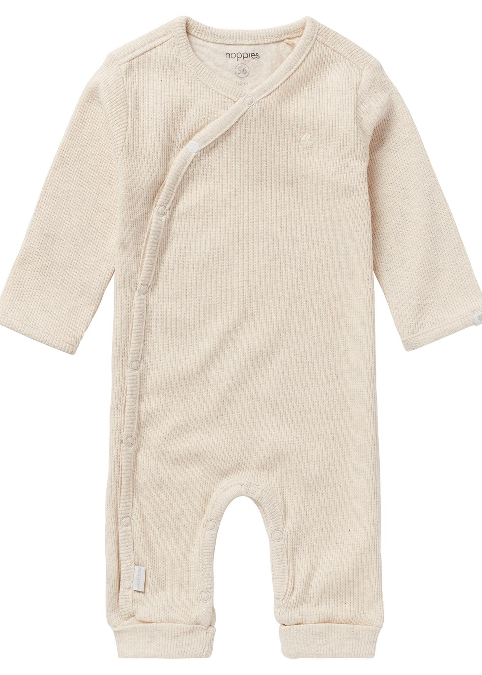 Noppies Noppies Playsuit Rib Nevis - Oatmeal