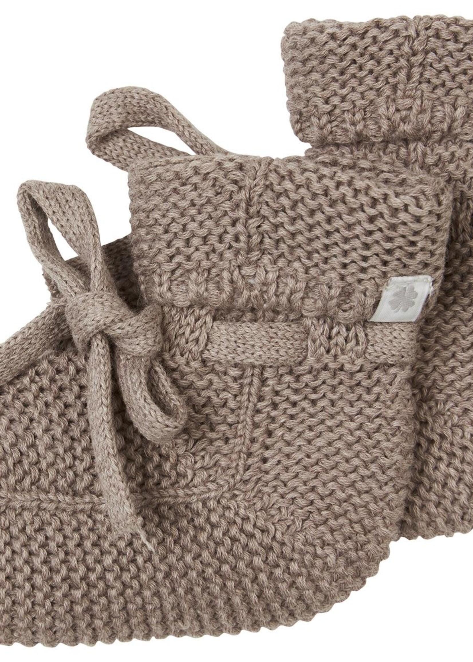 Noppies Noppies -  booties Nelson - taupe melange 1-size