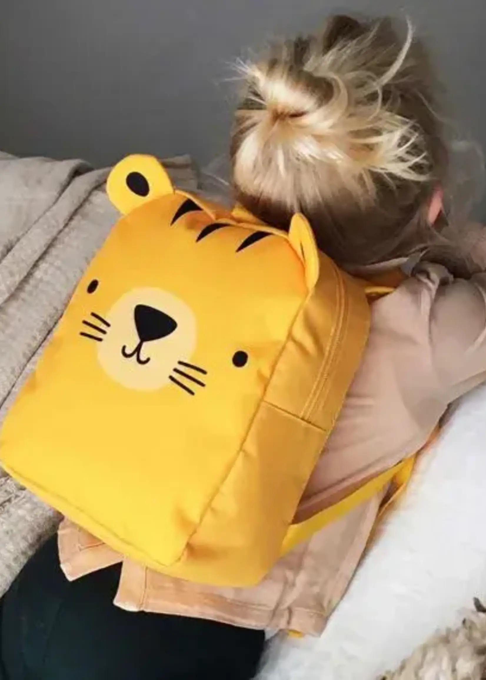 A Little Lovely Company A Little Lovely Company -  rugzak little backpack tiger geel