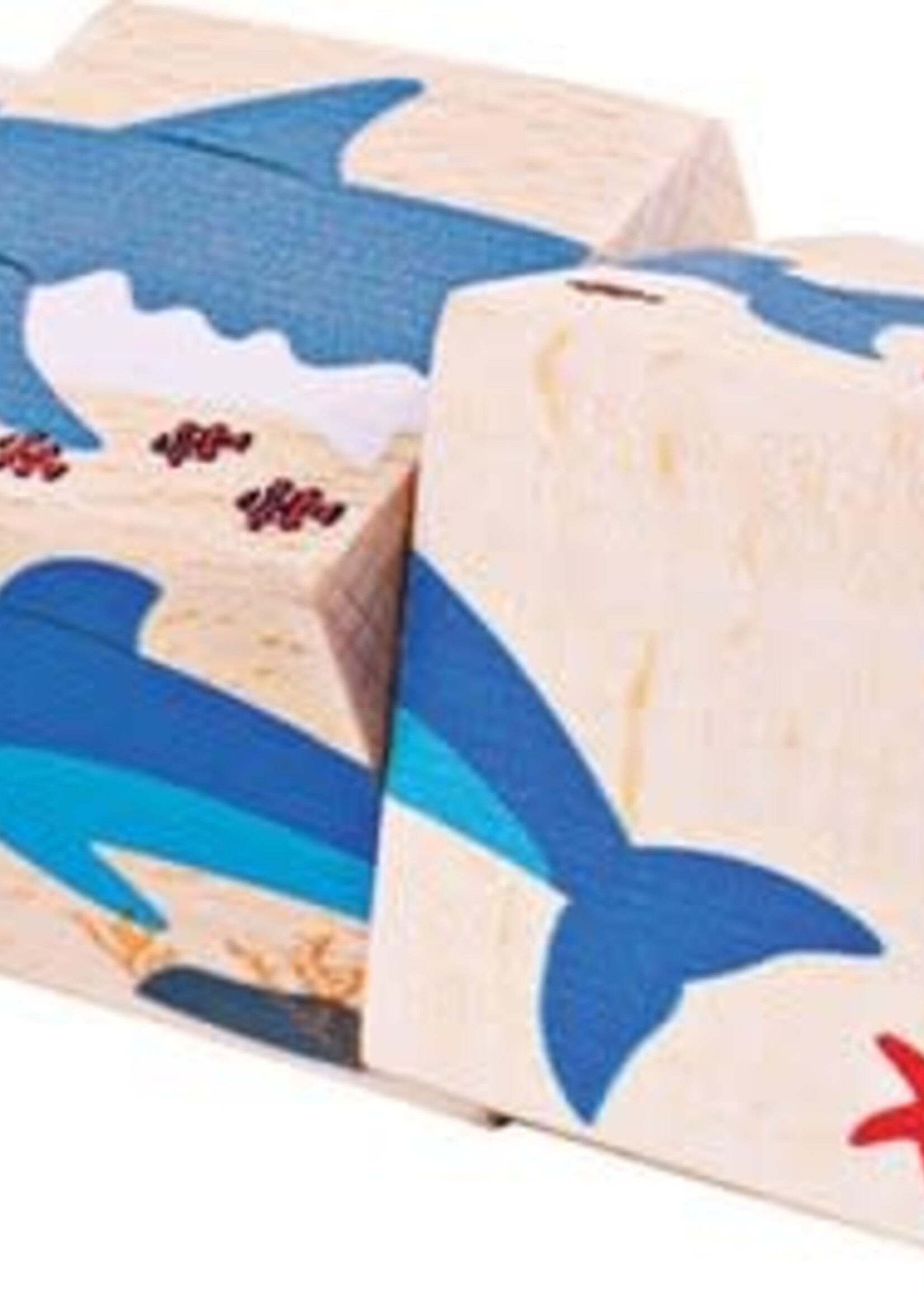 Bigjigs Toys Bigjigs Under the sea twist blocks