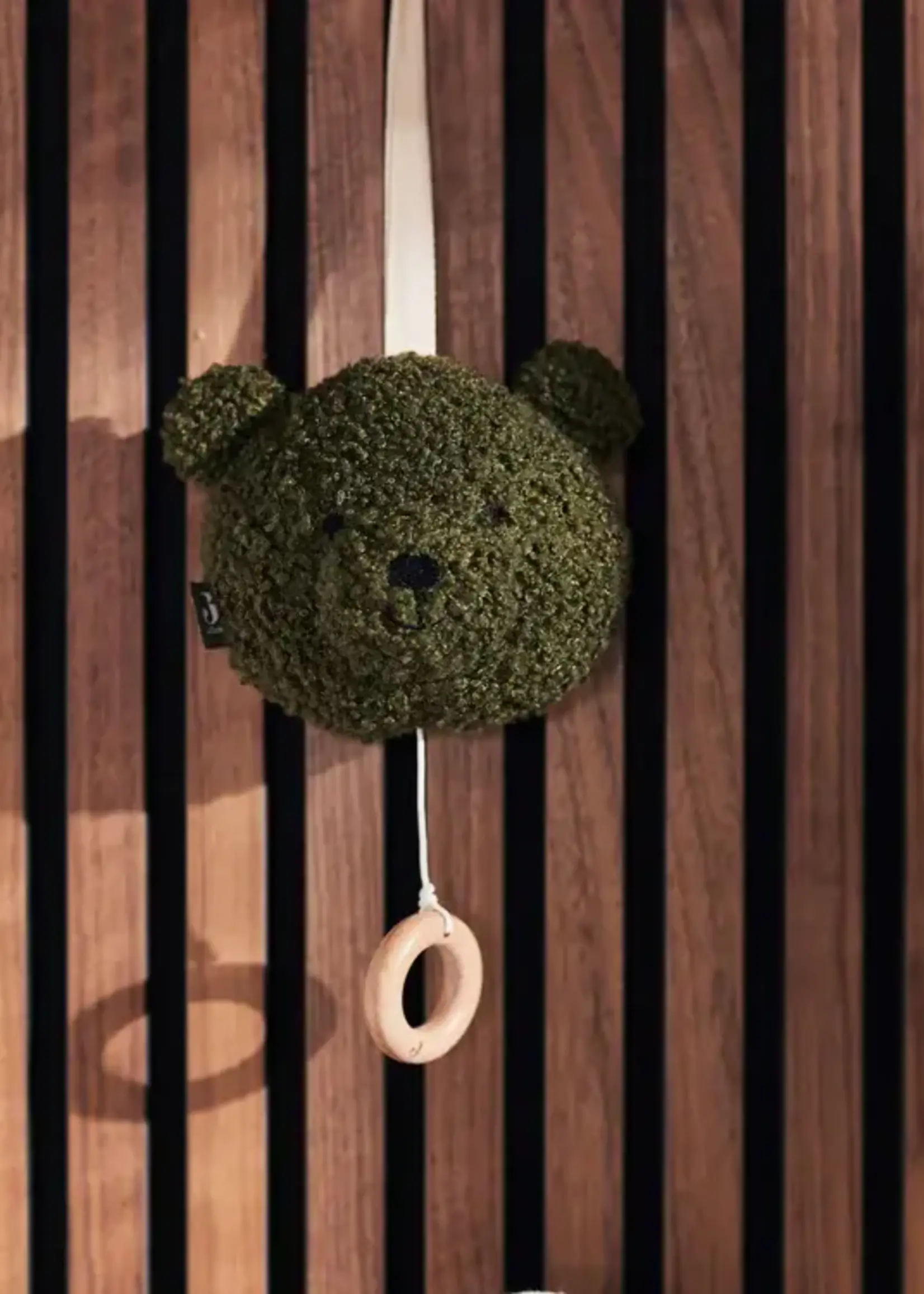 Jollein Jollein - Muziekhanger teddy bear green