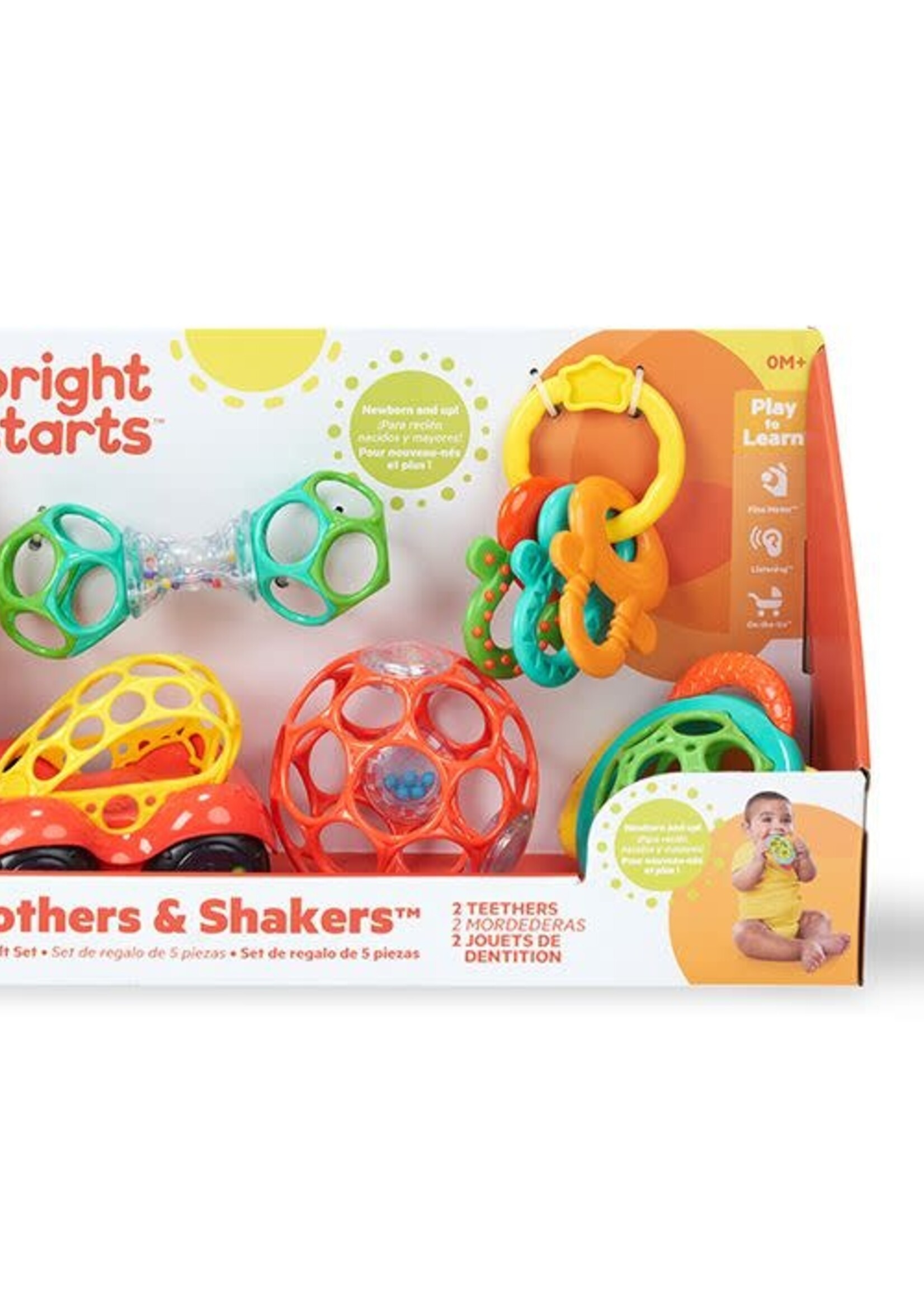 Oball Oball Soothers & Shakers 5 Piece Gift Set