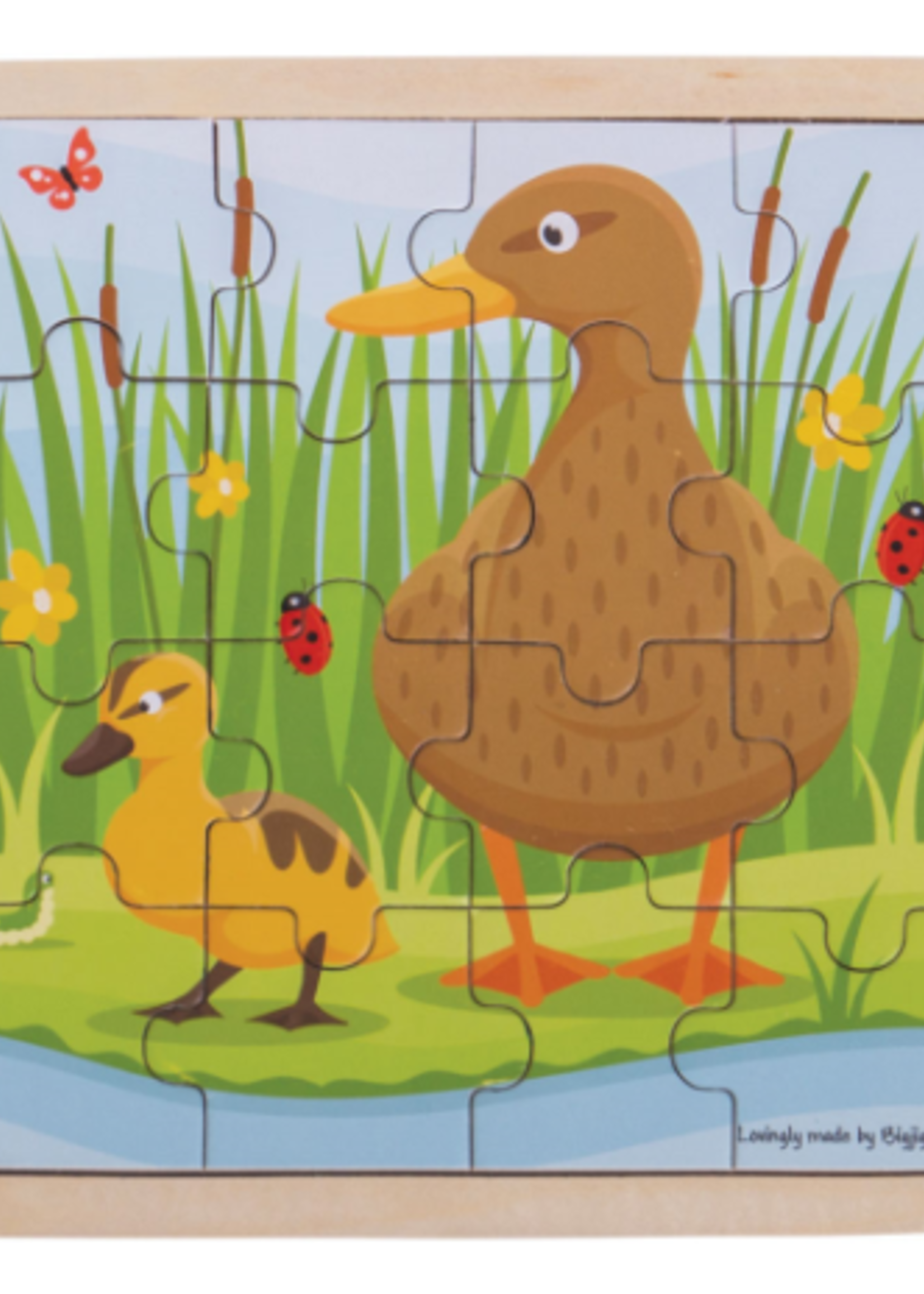 Bigjigs Toys Bigjigs - puzzle duck and duckling