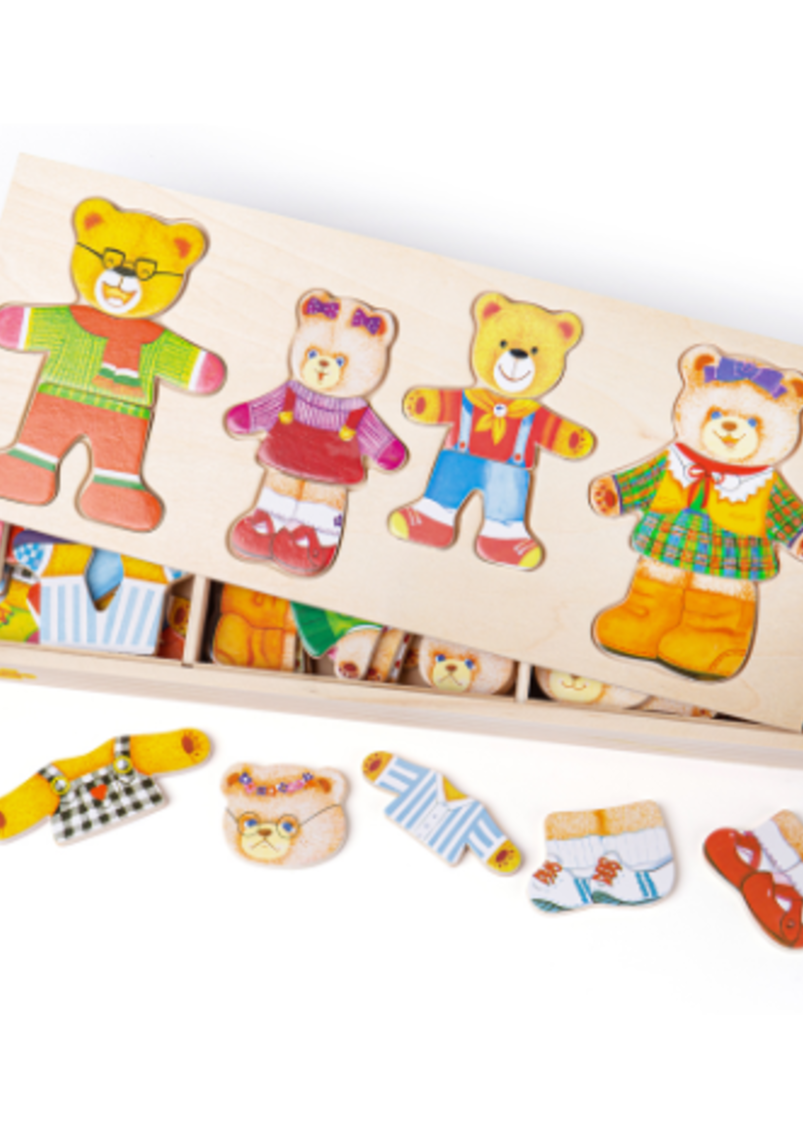 Bigjigs Toys Bigjigs Dress up Bear Family