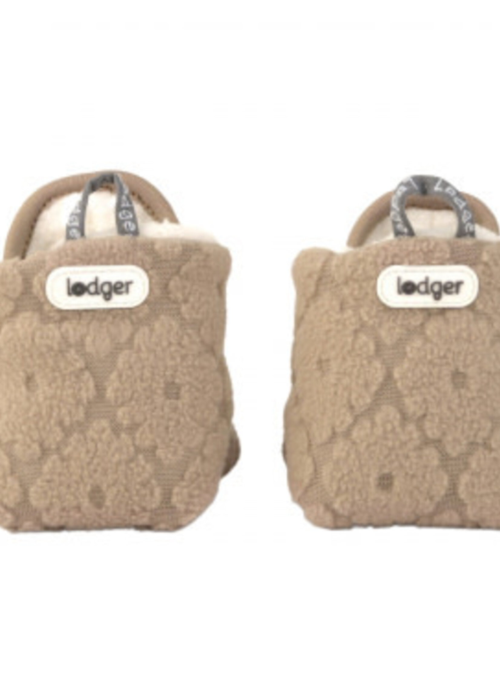 Lodger Lodger Slofjes Fleece Beige 12-18mnd