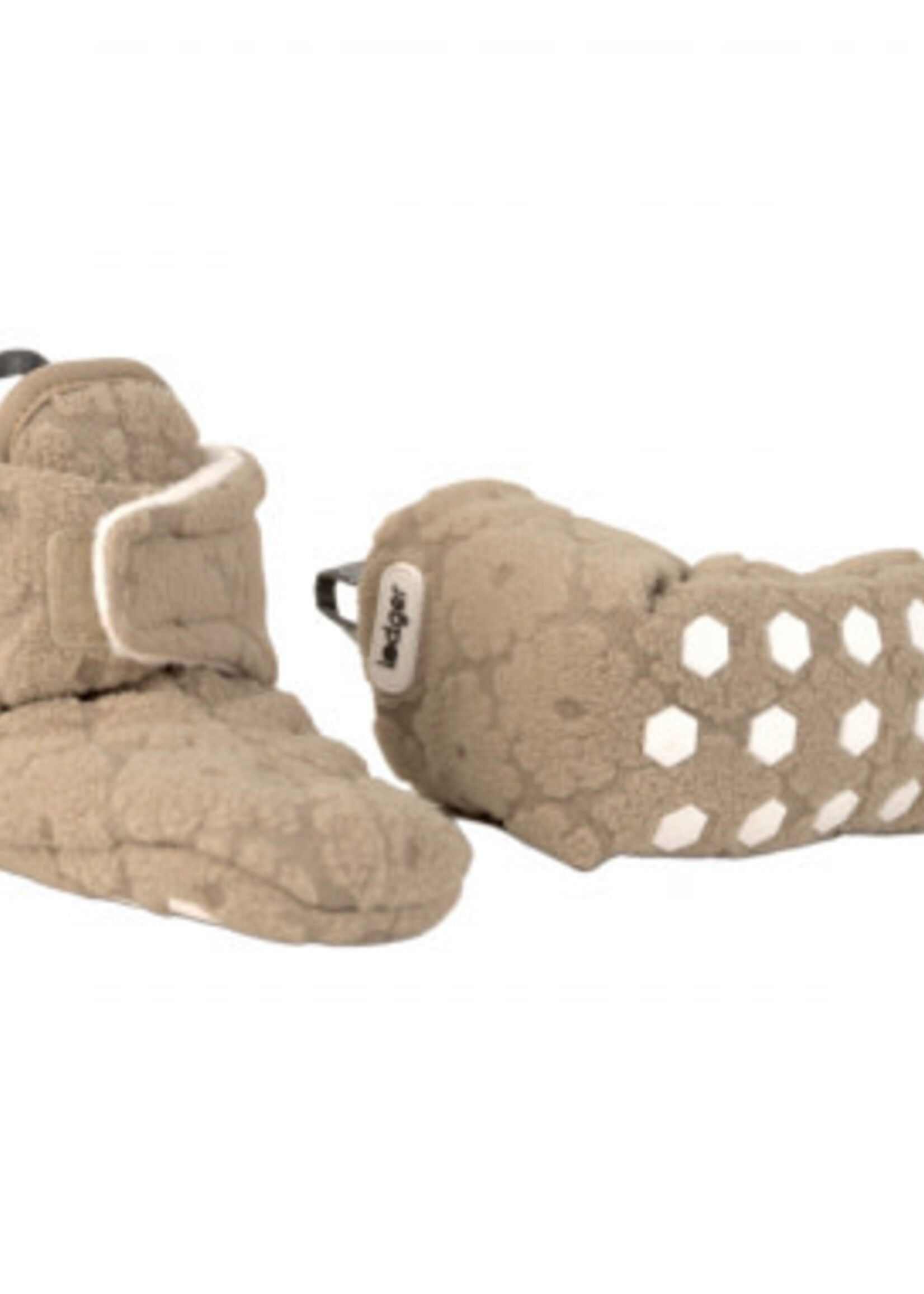 Lodger Lodger Slofjes Fleece Beige 12-18mnd