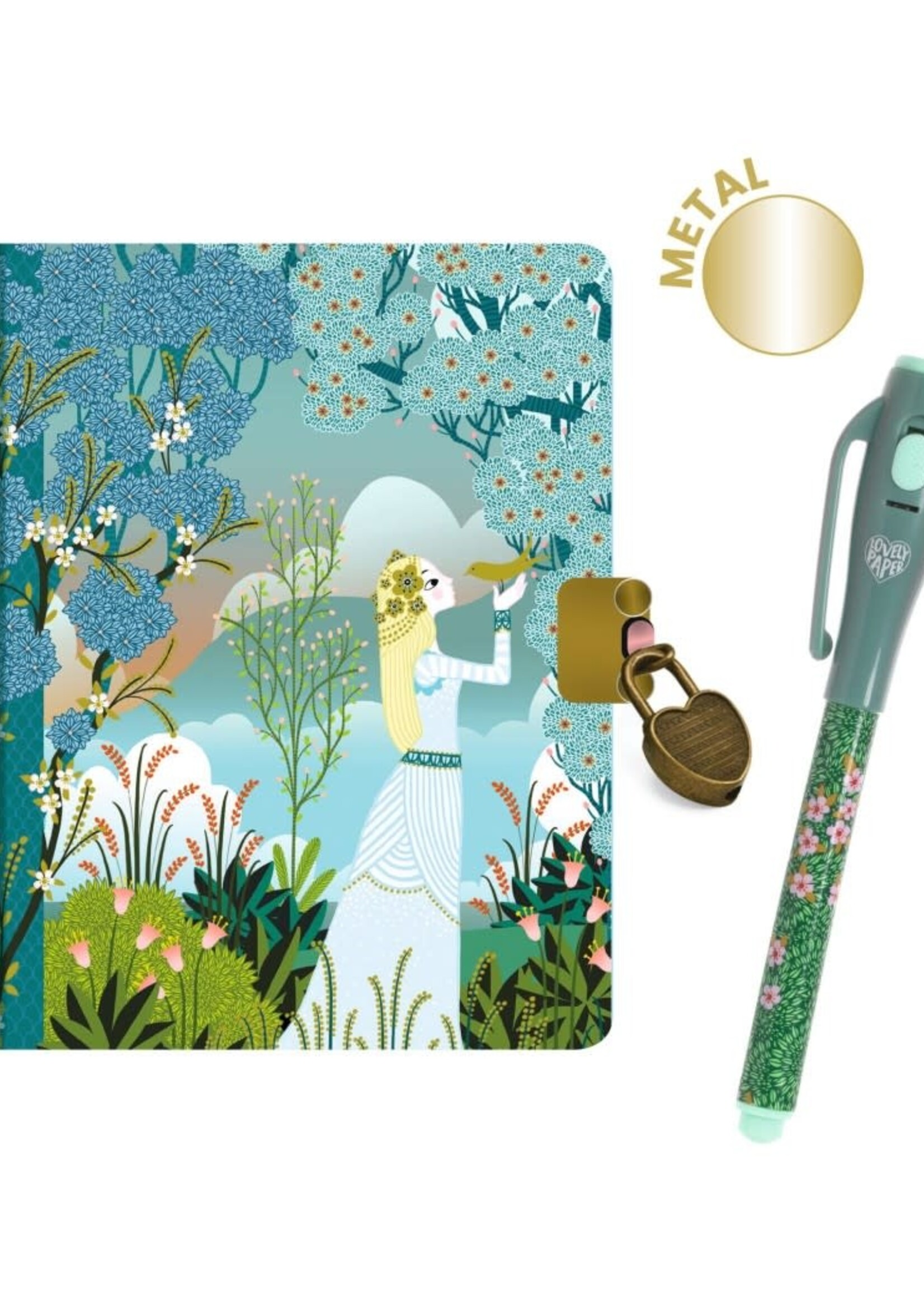 Djeco Djeco Charlotte little secret notebook - magic pen