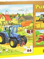 Haba Haba Puzzels Tractor en Co